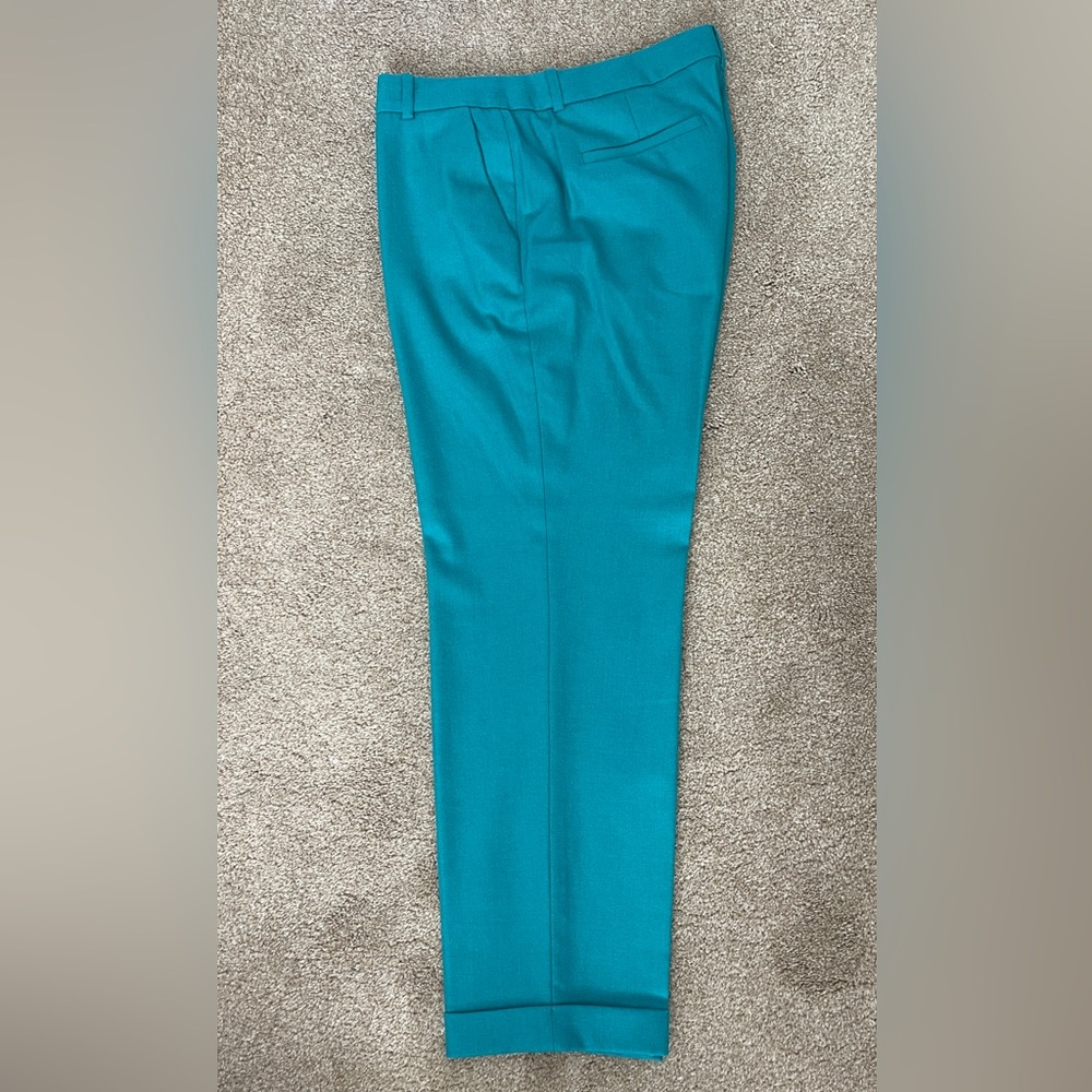 J. Crew Vibrant Teal Cafe Capri